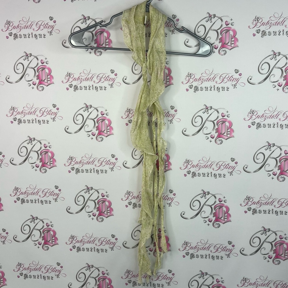 J.Jill Scarf 100% silk Elegant Cream Scarf floral light green purple pink